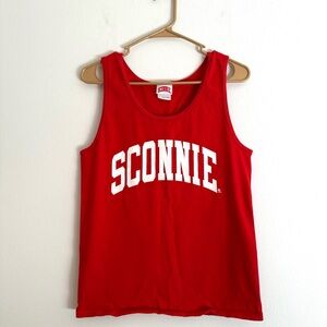 Red Sconnie Tank Top